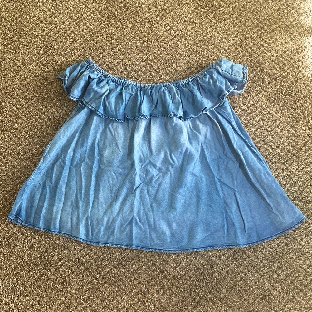 Off Shoulder Ruffle Top